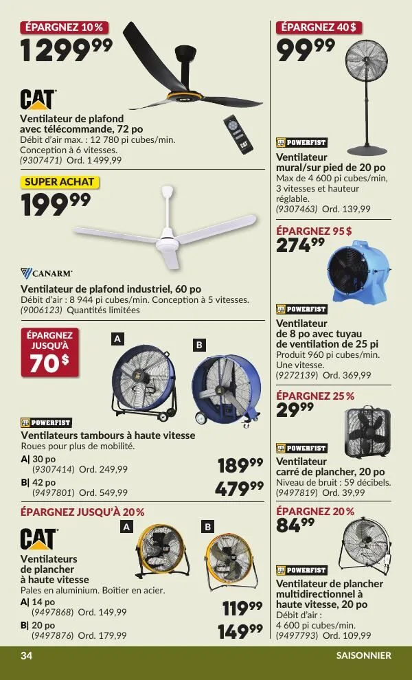 Page 39 de la Circulaire Princess Auto du 21 avril au 3 mai 2026