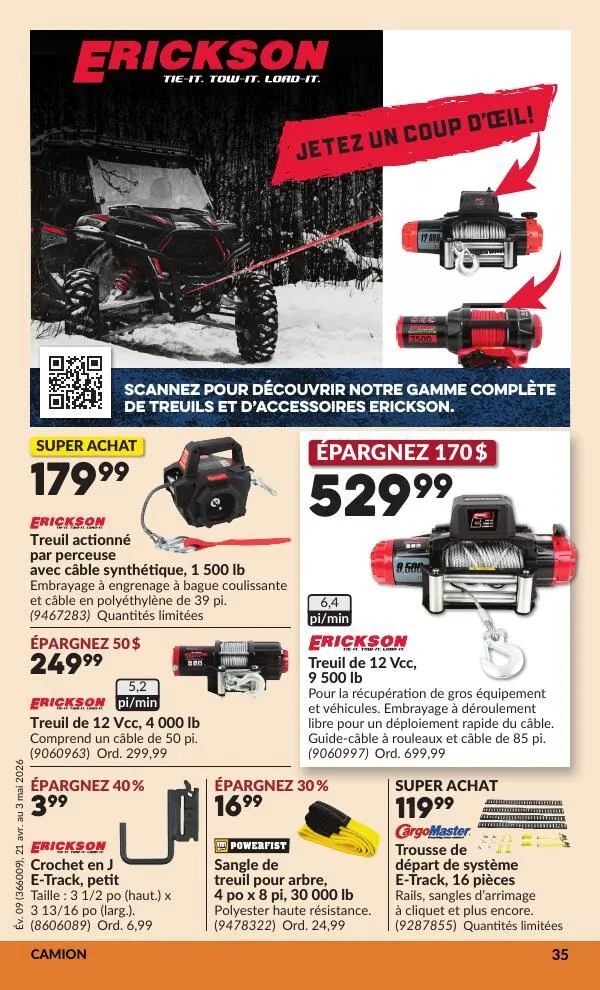 Page 40 de la Circulaire Princess Auto du 21 avril au 3 mai 2026