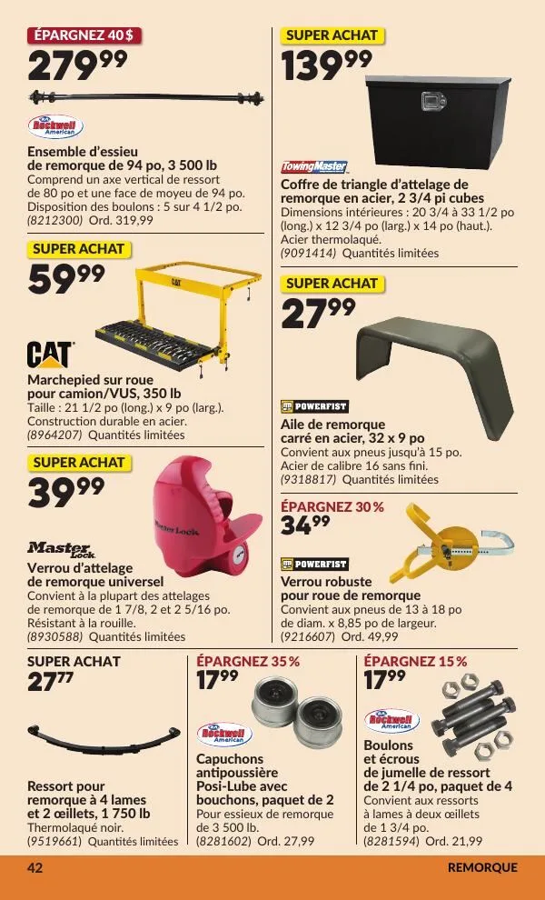 Page 47 de la Circulaire Princess Auto du 21 avril au 3 mai 2026