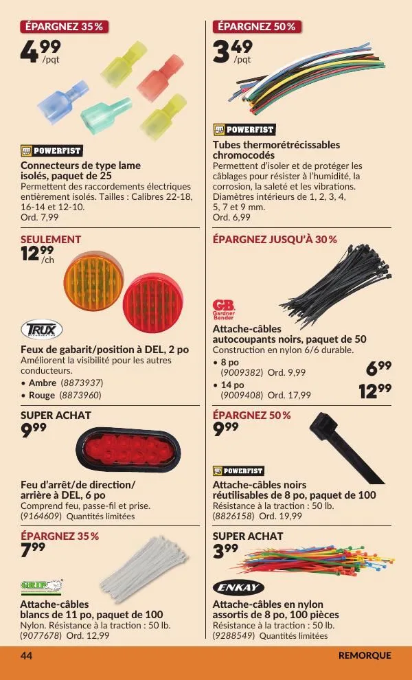 Page 49 de la Circulaire Princess Auto du 21 avril au 3 mai 2026