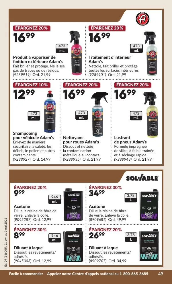 Page 54 de la Circulaire Princess Auto du 21 avril au 3 mai 2026