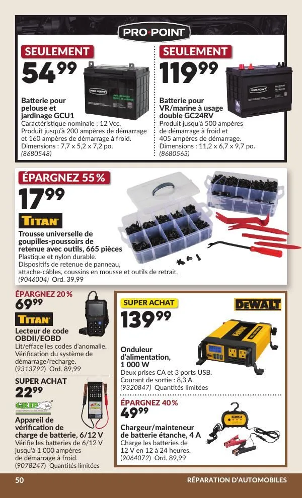 Page 55 de la Circulaire Princess Auto du 21 avril au 3 mai 2026