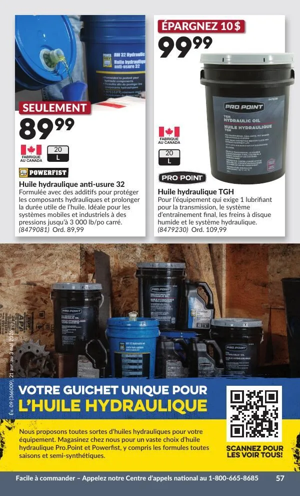 Page 62 de la Circulaire Princess Auto du 21 avril au 3 mai 2026