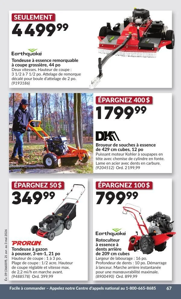 Page 72 de la Circulaire Princess Auto du 21 avril au 3 mai 2026