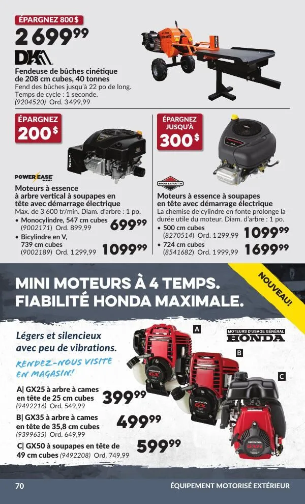 Page 75 de la Circulaire Princess Auto du 21 avril au 3 mai 2026