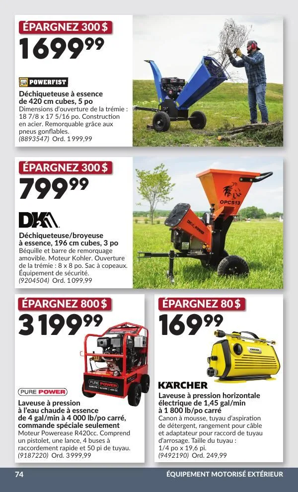 Page 79 de la Circulaire Princess Auto du 21 avril au 3 mai 2026