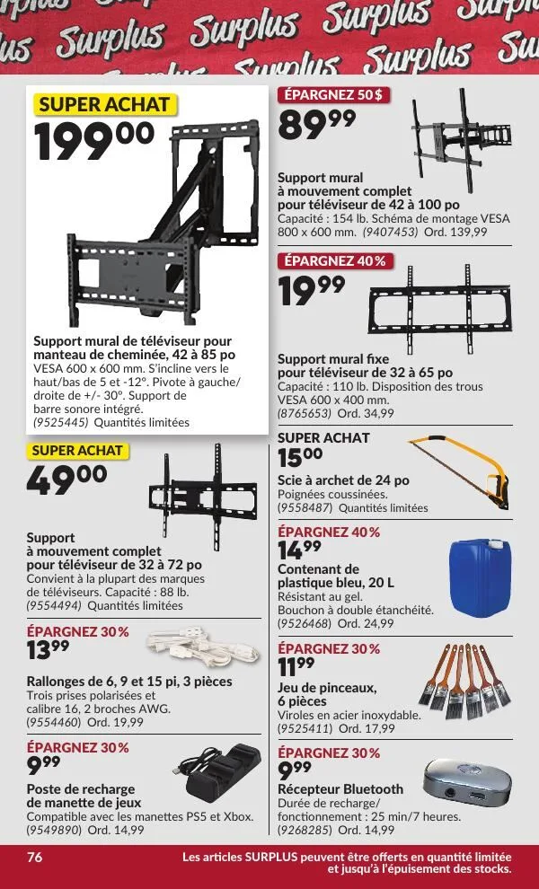 Page 81 de la Circulaire Princess Auto du 21 avril au 3 mai 2026