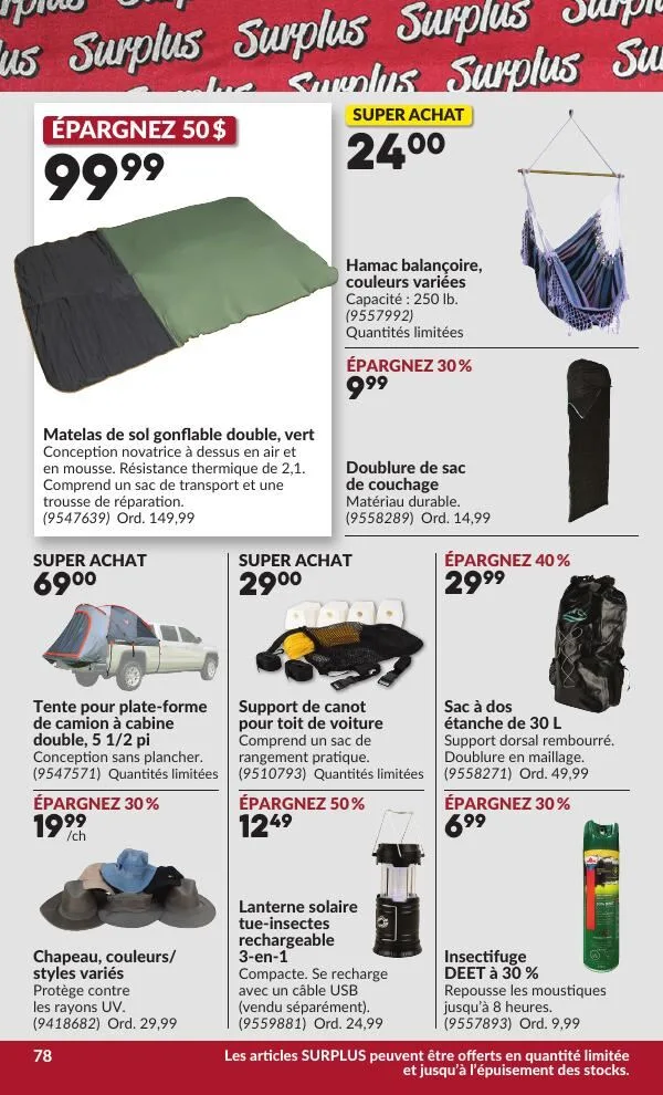 Page 83 de la Circulaire Princess Auto du 21 avril au 3 mai 2026