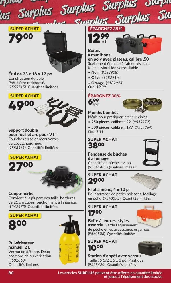 Page 85 de la Circulaire Princess Auto du 21 avril au 3 mai 2026