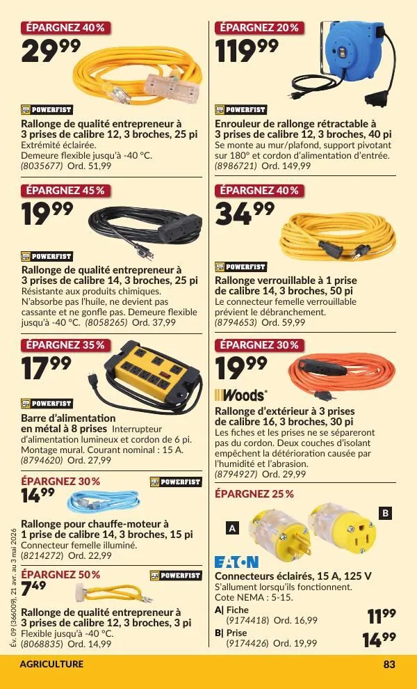 Page 88 de la Circulaire Princess Auto du 21 avril au 3 mai 2026