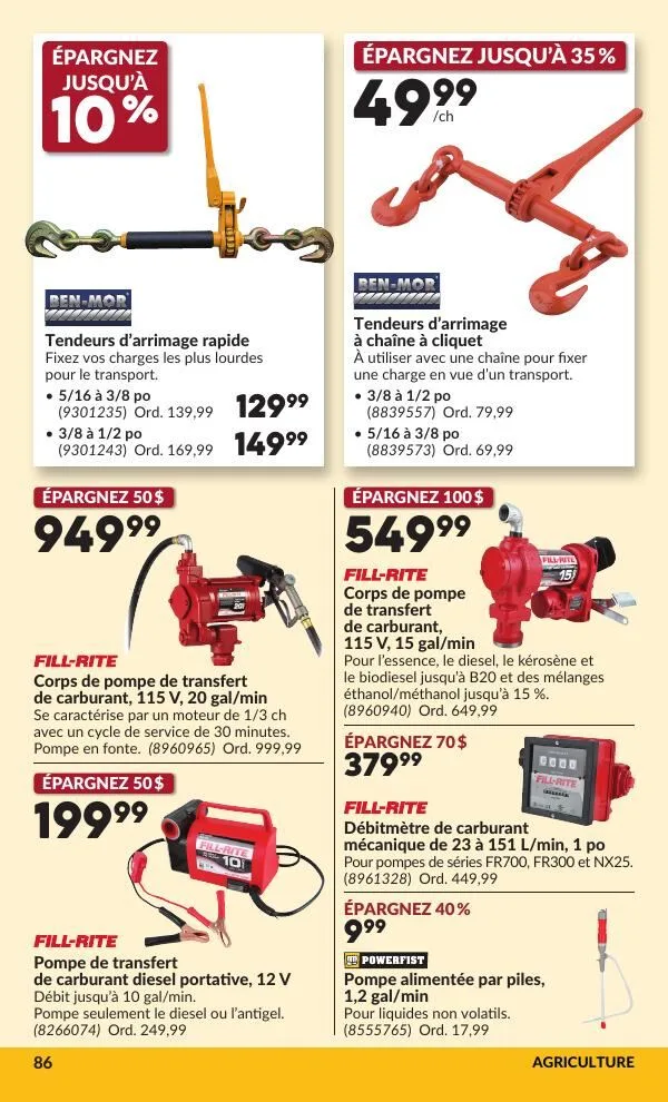 Page 91 de la Circulaire Princess Auto du 21 avril au 3 mai 2026