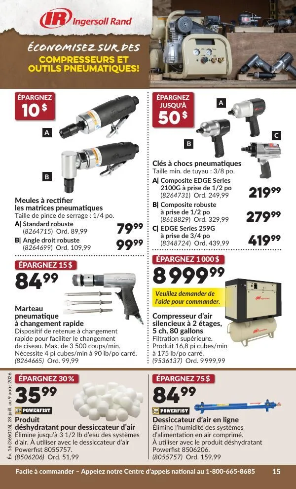 Page 16 de la Circulaire Princess Auto du 28 juillet au 9 août 2026