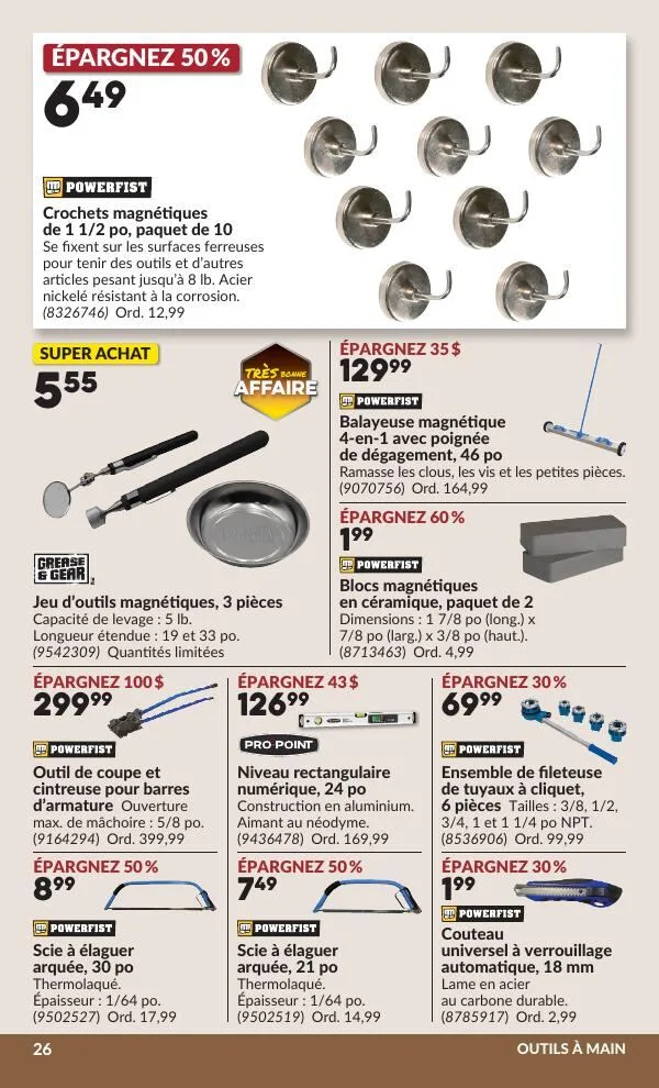 Page 27 de la Circulaire Princess Auto du 28 juillet au 9 août 2026