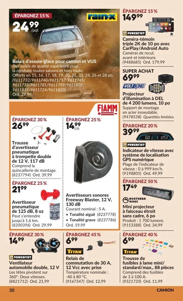Page 31 de la Circulaire Princess Auto du 28 juillet au 9 août 2026