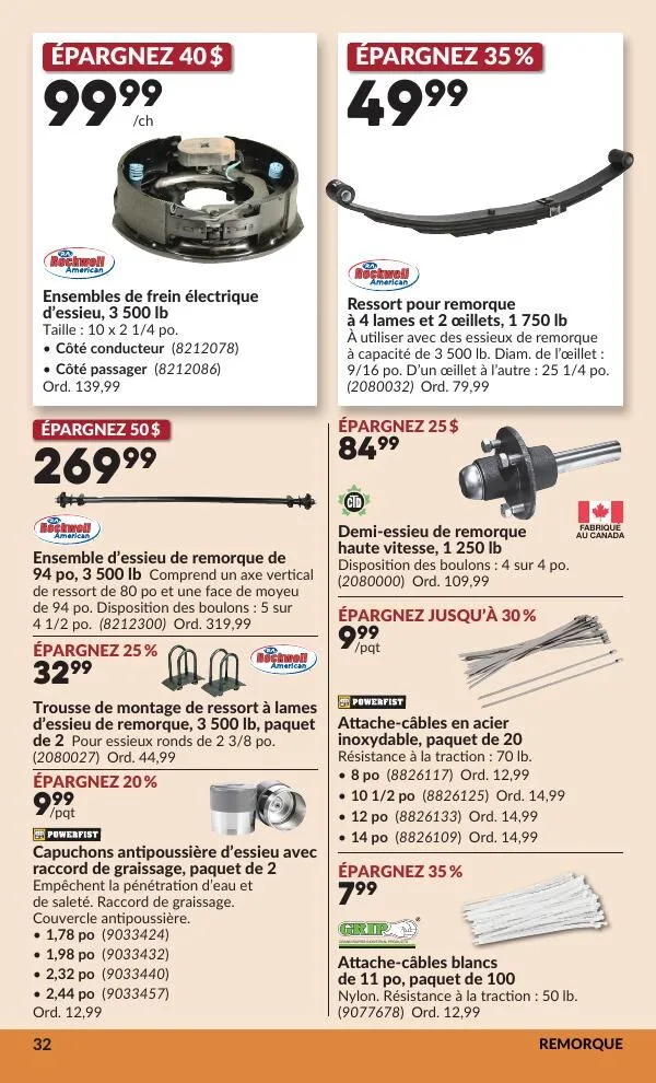 Page 33 de la Circulaire Princess Auto du 28 juillet au 9 août 2026