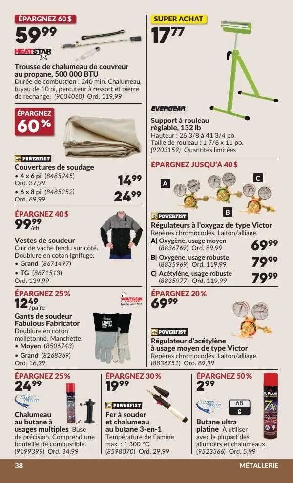 Page 39 de la Circulaire Princess Auto du 28 juillet au 9 août 2026