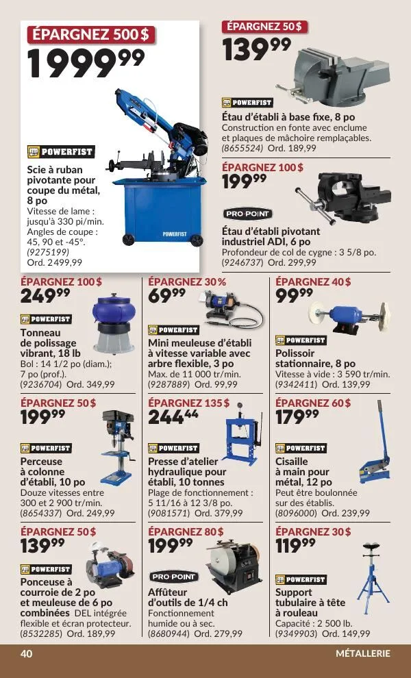 Page 41 de la Circulaire Princess Auto du 28 juillet au 9 août 2026