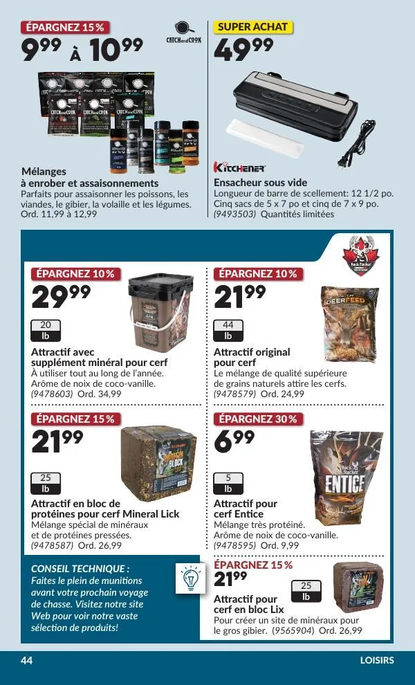 Page 45 de la Circulaire Princess Auto du 28 juillet au 9 août 2026