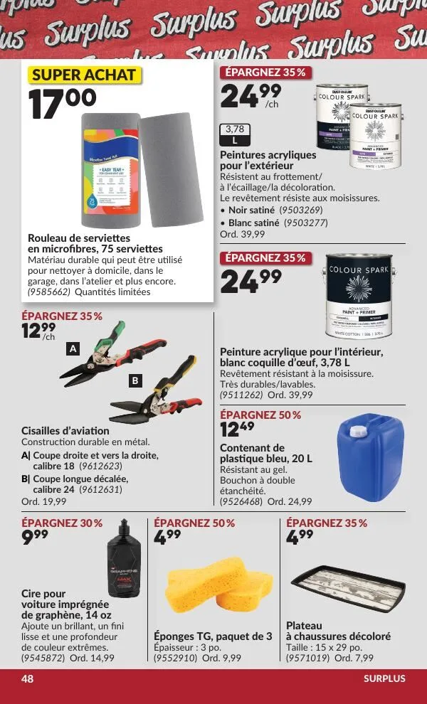 Page 49 de la Circulaire Princess Auto du 28 juillet au 9 août 2026