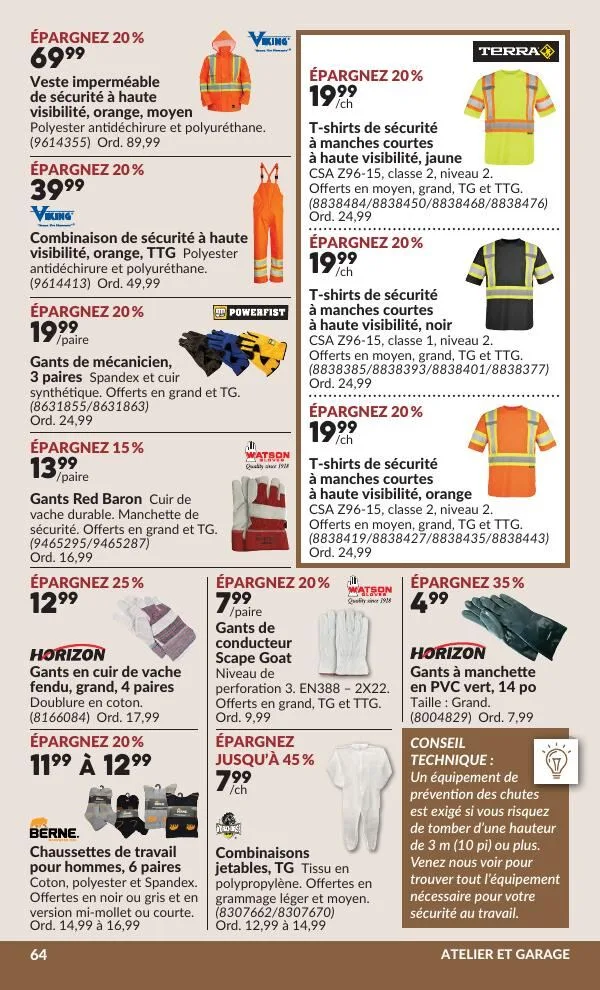 Page 65 de la Circulaire Princess Auto du 28 juillet au 9 août 2026