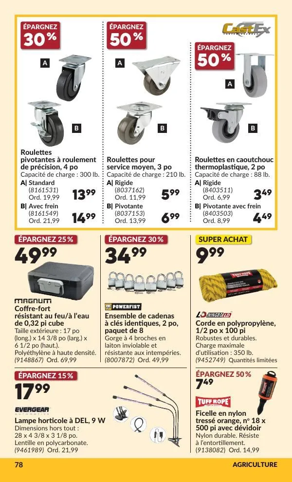 Page 79 de la Circulaire Princess Auto du 28 juillet au 9 août 2026