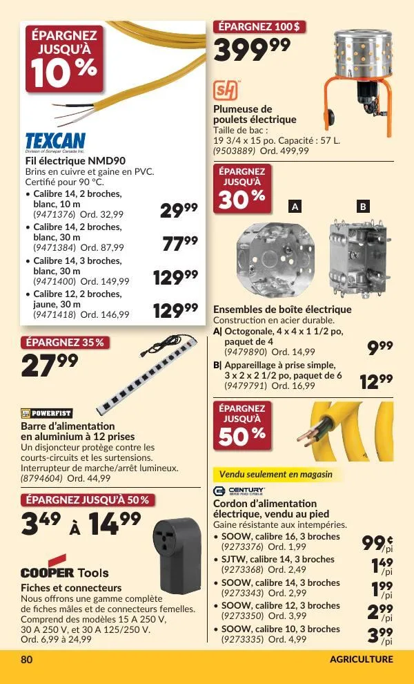 Page 81 de la Circulaire Princess Auto du 28 juillet au 9 août 2026