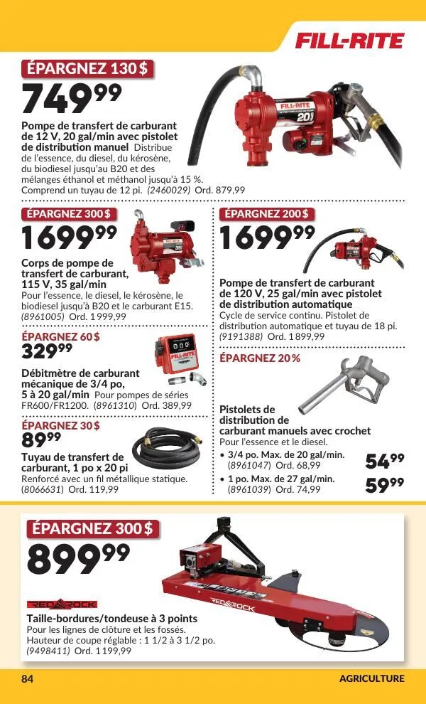 Page 85 de la Circulaire Princess Auto du 28 juillet au 9 août 2026
