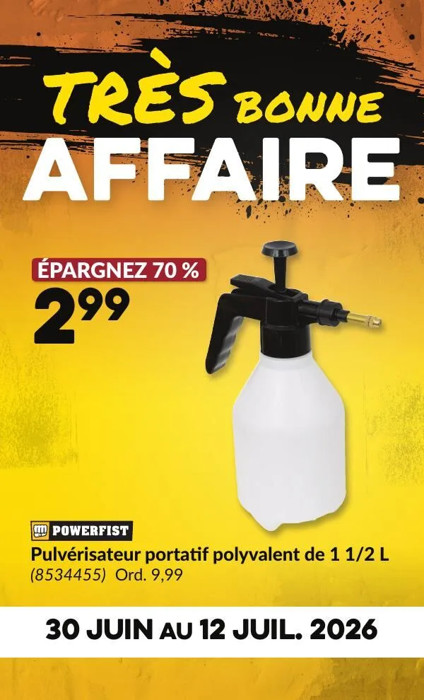 Page 4 de la Circulaire Princess Auto du 30 juin au 12 juillet 2026