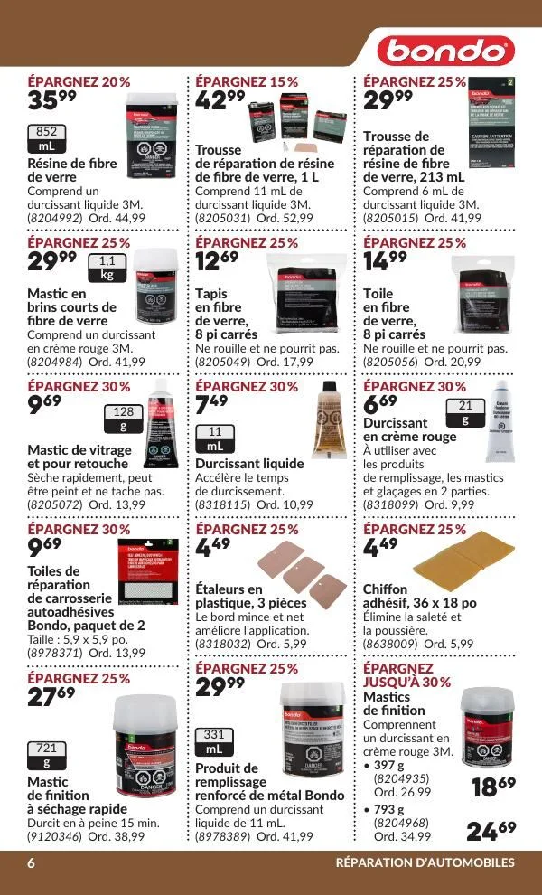 Page 11 de la Circulaire Princess Auto du 30 juin au 12 juillet 2026