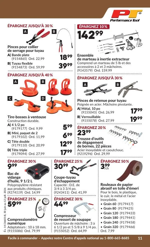 Page 16 de la Circulaire Princess Auto du 30 juin au 12 juillet 2026
