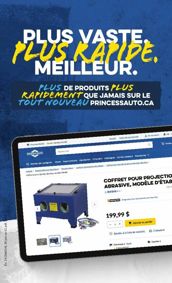 Page 18 de la Circulaire Princess Auto du 30 juin au 12 juillet 2026