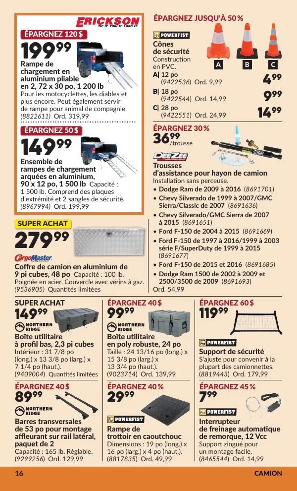 Page 21 de la Circulaire Princess Auto du 30 juin au 12 juillet 2026