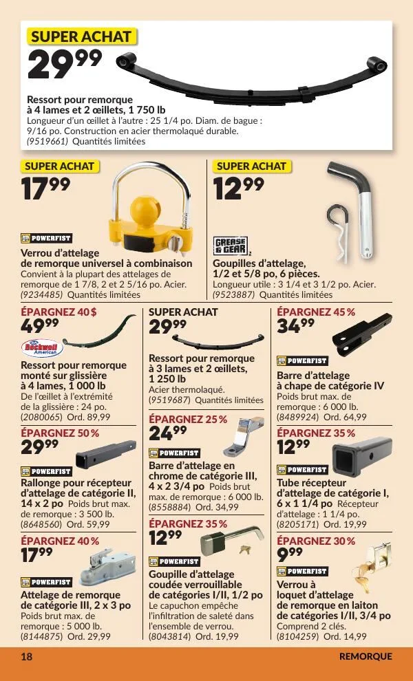 Page 23 de la Circulaire Princess Auto du 30 juin au 12 juillet 2026