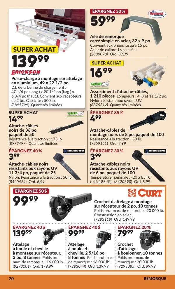 Page 25 de la Circulaire Princess Auto du 30 juin au 12 juillet 2026