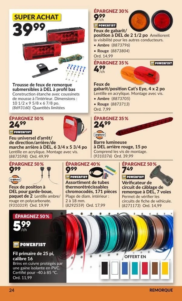 Page 29 de la Circulaire Princess Auto du 30 juin au 12 juillet 2026