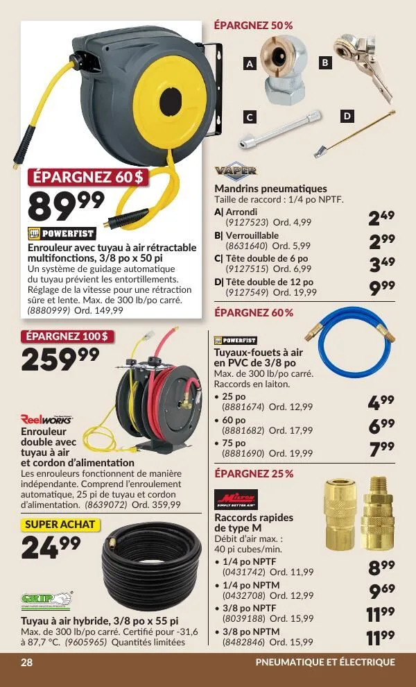 Page 33 de la Circulaire Princess Auto du 30 juin au 12 juillet 2026