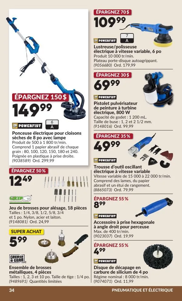 Page 39 de la Circulaire Princess Auto du 30 juin au 12 juillet 2026