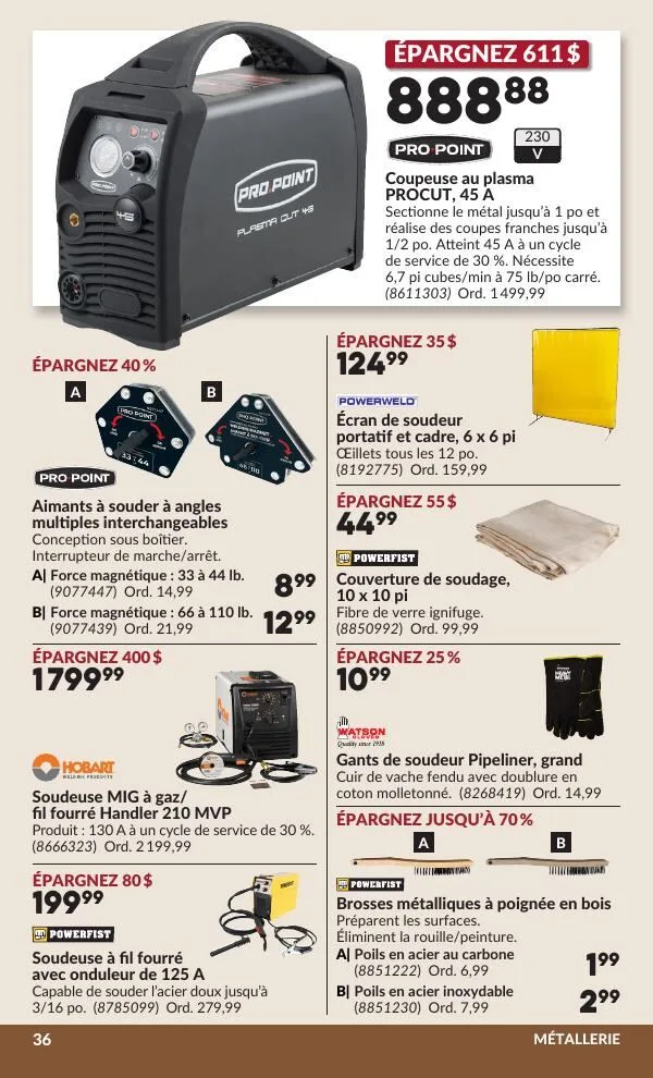 Page 41 de la Circulaire Princess Auto du 30 juin au 12 juillet 2026
