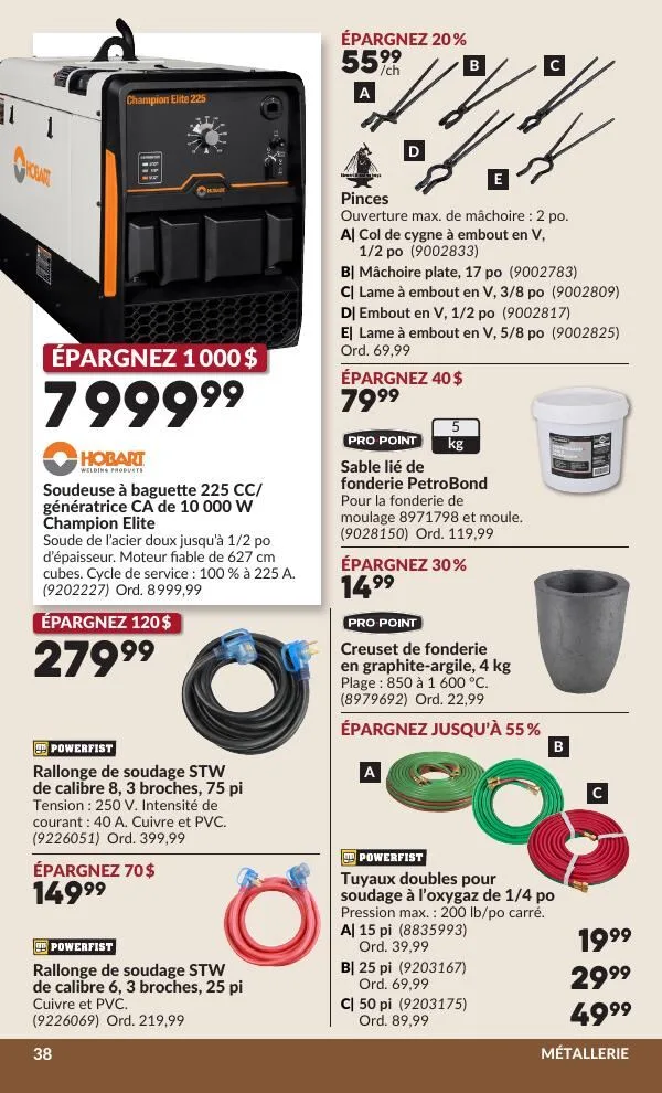 Page 43 de la Circulaire Princess Auto du 30 juin au 12 juillet 2026