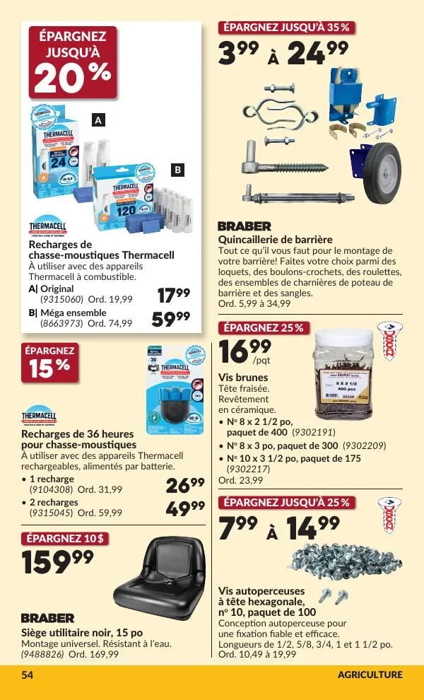 Page 59 de la Circulaire Princess Auto du 30 juin au 12 juillet 2026