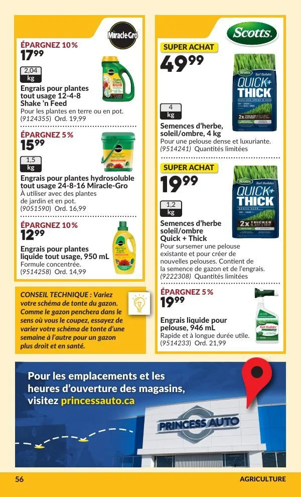 Page 61 de la Circulaire Princess Auto du 30 juin au 12 juillet 2026