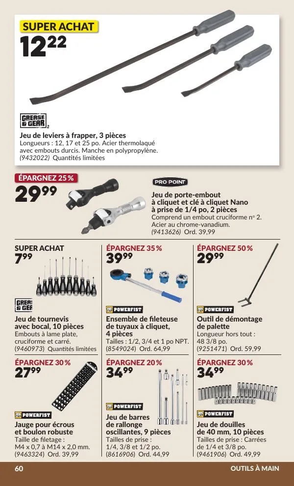 Page 65 de la Circulaire Princess Auto du 30 juin au 12 juillet 2026