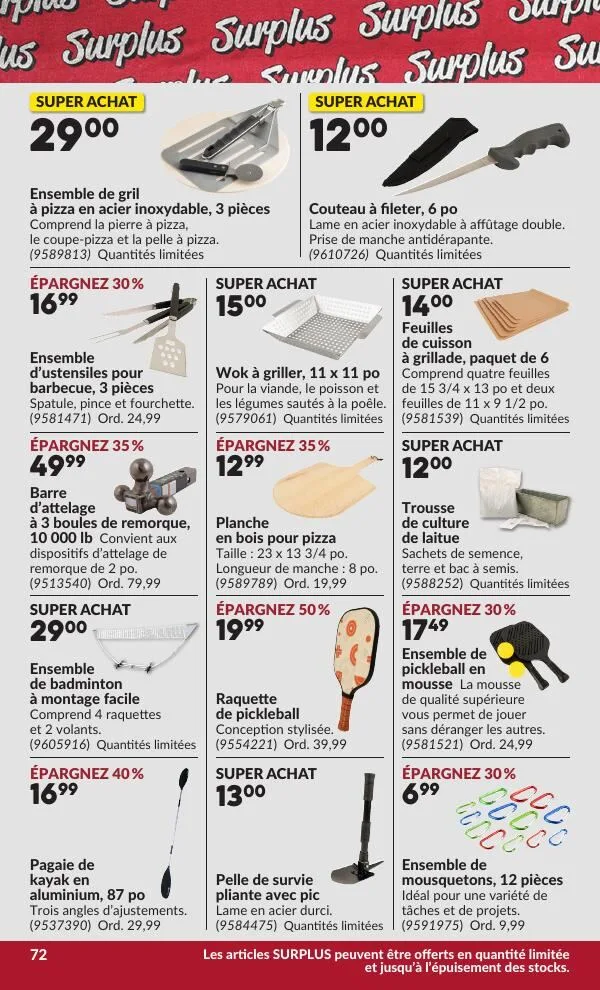 Page 77 de la Circulaire Princess Auto du 30 juin au 12 juillet 2026