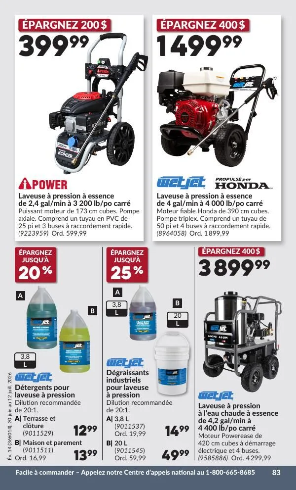 Page 88 de la Circulaire Princess Auto du 30 juin au 12 juillet 2026