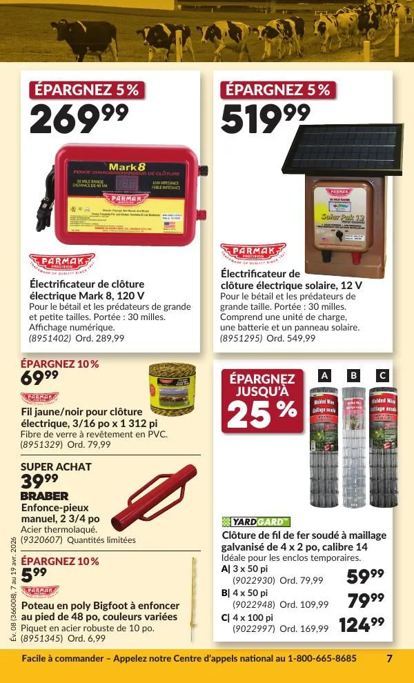 Page 10 de la Circulaire Princess Auto du 7 au 19 avril 2026