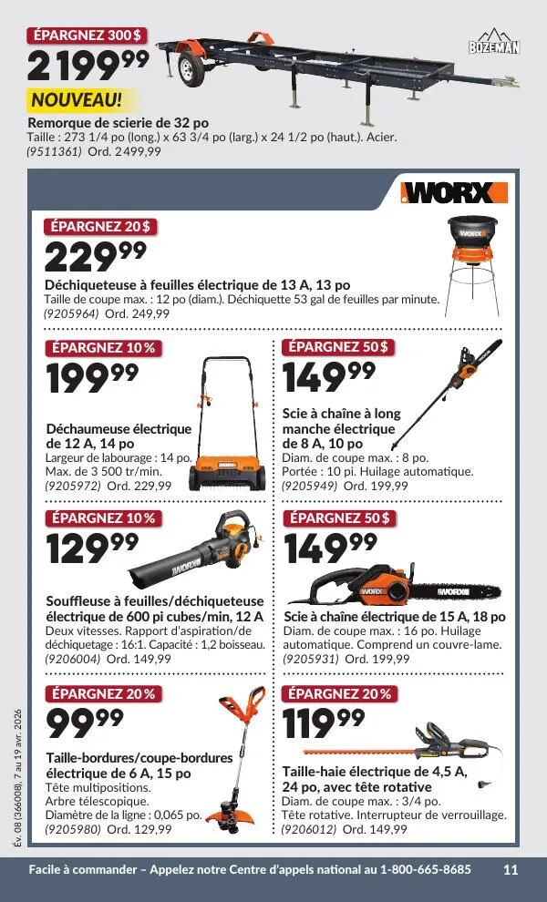 Page 14 de la Circulaire Princess Auto du 7 au 19 avril 2026