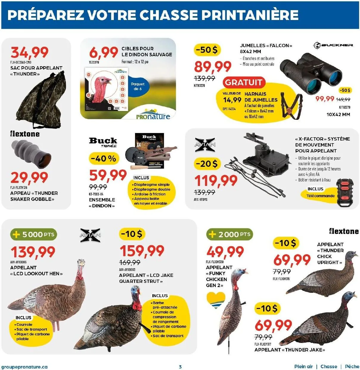 Page 5 de la Circulaire Pronature du 7 au 20 avril 2026