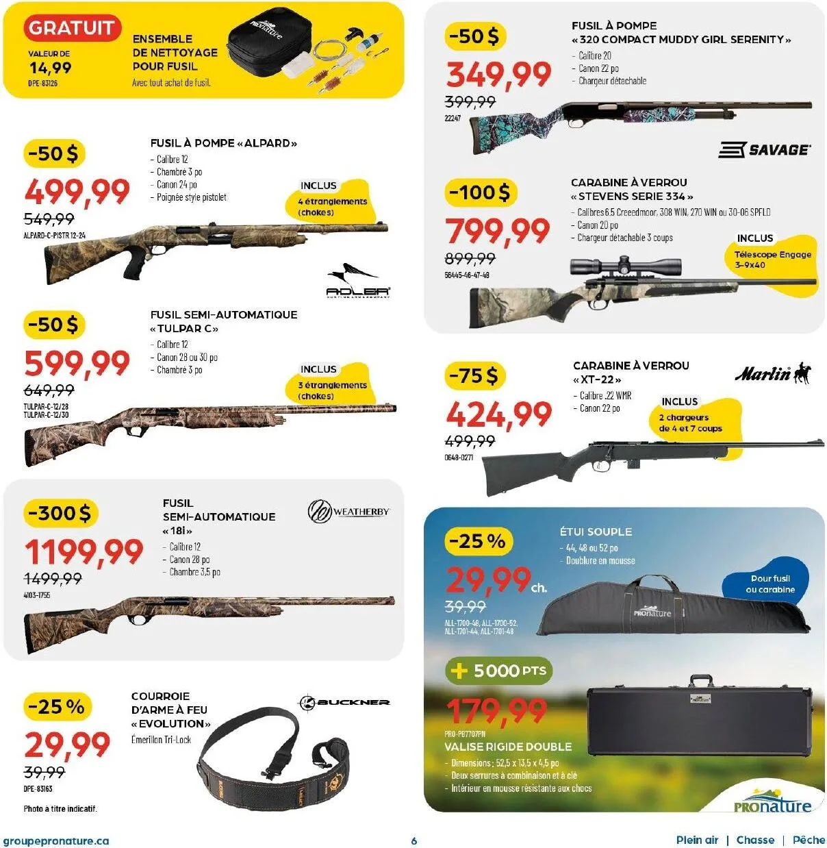 Page 11 de la Circulaire Pronature du 7 au 20 avril 2026