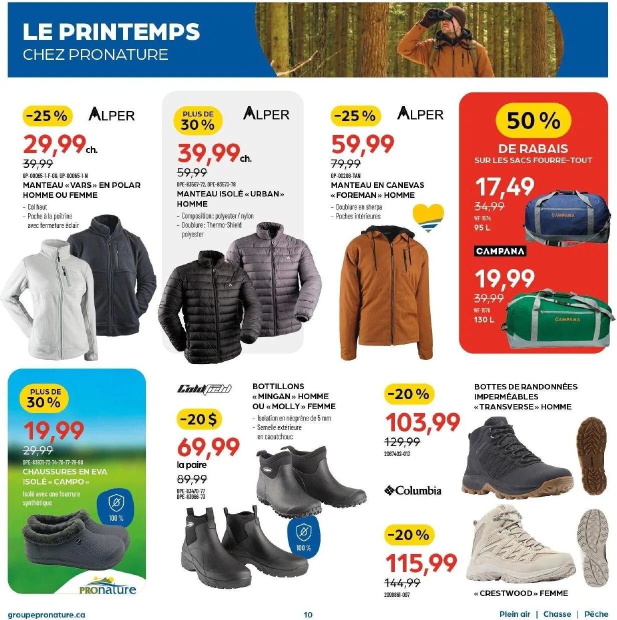 Page 19 de la Circulaire Pronature du 7 au 20 avril 2026