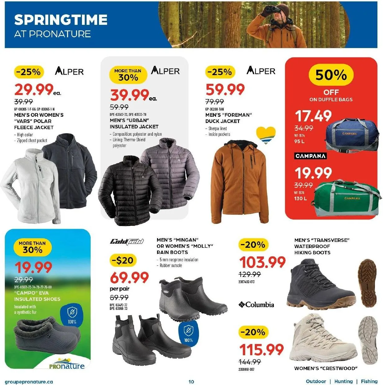 Page 20 de la Circulaire Pronature du 7 au 20 avril 2026